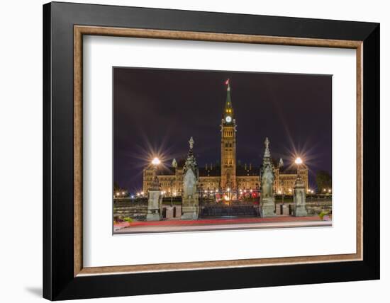 Parliament Hill and the Capital Parliament Building, Ottawa, Ontario, Canada, North America-Michael-Framed Photographic Print