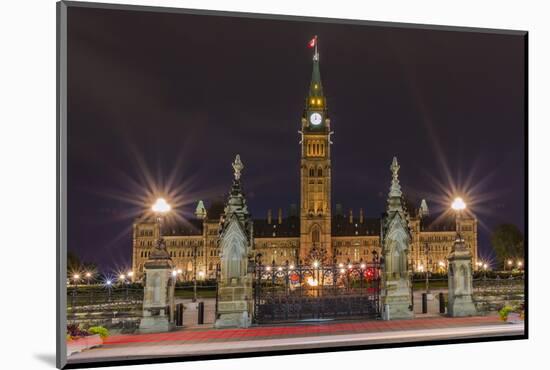 Parliament Hill and the Capital Parliament Building, Ottawa, Ontario, Canada, North America-Michael-Mounted Photographic Print