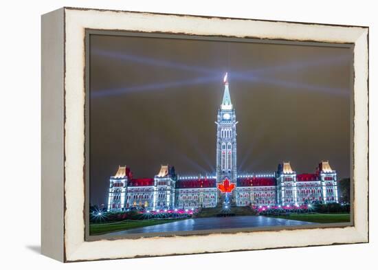 Parliament Hill Sound and Light Show Mosaika-Michael-Framed Premier Image Canvas