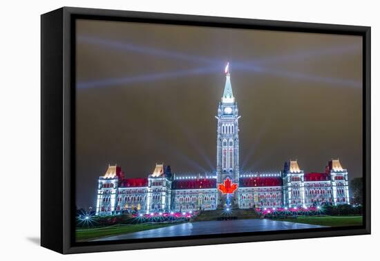 Parliament Hill Sound and Light Show Mosaika-Michael-Framed Premier Image Canvas