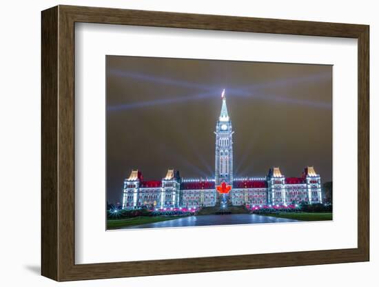 Parliament Hill Sound and Light Show Mosaika-Michael-Framed Photographic Print