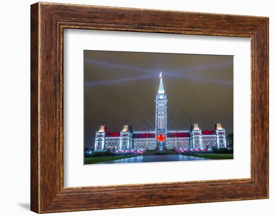 Parliament Hill Sound and Light Show Mosaika-Michael-Framed Photographic Print