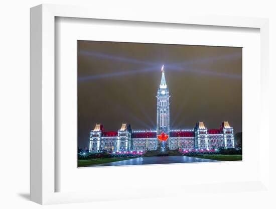 Parliament Hill Sound and Light Show Mosaika-Michael-Framed Photographic Print