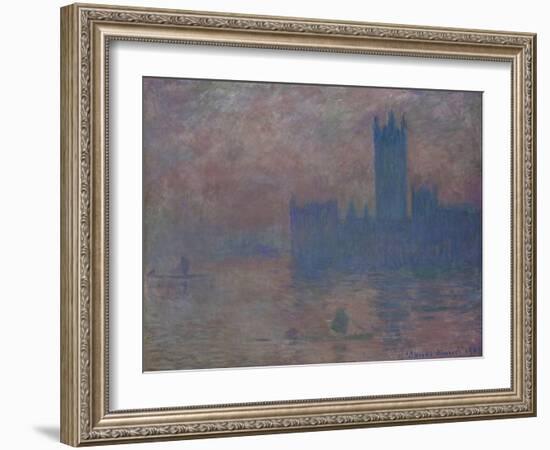 Parliament. London-Claude Monet-Framed Giclee Print