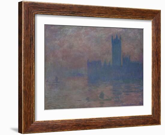 Parliament. London-Claude Monet-Framed Giclee Print