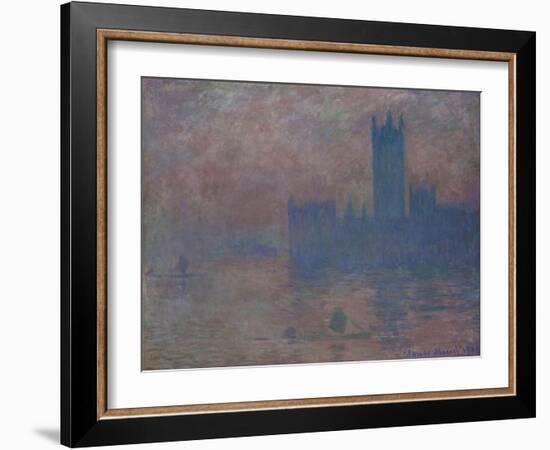 Parliament. London-Claude Monet-Framed Giclee Print