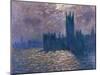 Parliament, Reflections on the Thames, 1905-Claude Monet-Mounted Giclee Print