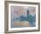 Parliament, Reflections on the Thames-Claude Monet-Framed Giclee Print