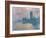 Parliament, Reflections on the Thames-Claude Monet-Framed Giclee Print