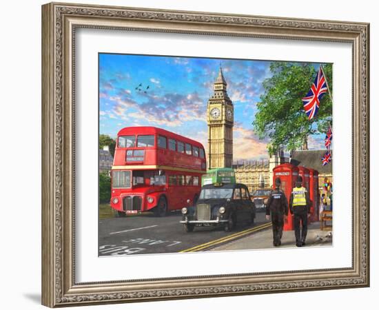 Parliament Square-Dominic Davison-Framed Art Print