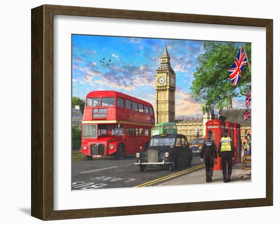 Parliament Square-Dominic Davison-Framed Art Print