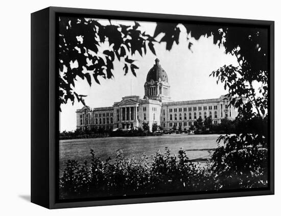 Parliment Building in the Saskatchewan Legislature, Regina, Canada-null-Framed Premier Image Canvas