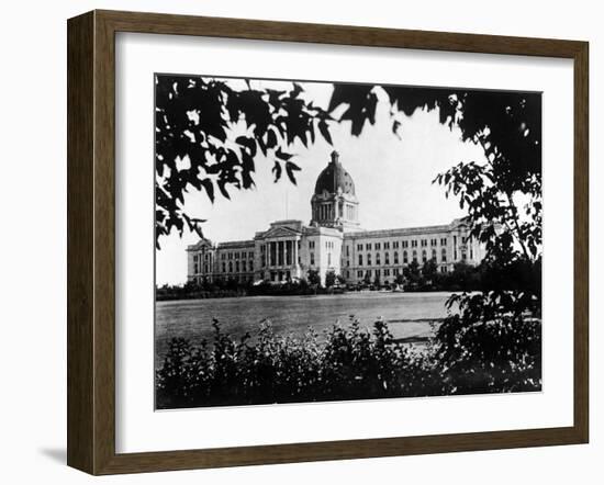 Parliment Building in the Saskatchewan Legislature, Regina, Canada-null-Framed Photographic Print