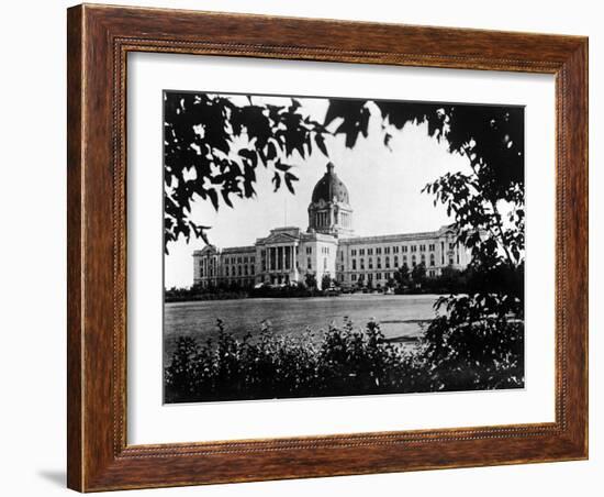 Parliment Building in the Saskatchewan Legislature, Regina, Canada-null-Framed Photographic Print