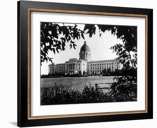 Parliment Building in the Saskatchewan Legislature, Regina, Canada-null-Framed Photographic Print