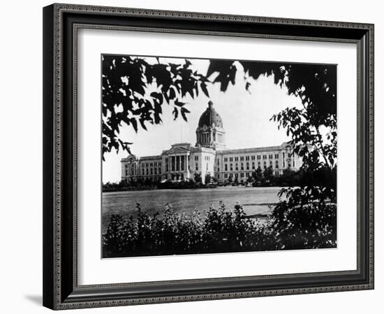 Parliment Building in the Saskatchewan Legislature, Regina, Canada-null-Framed Photographic Print