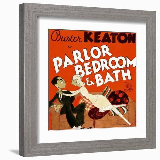 Parlor, Bedroom and Bath, Buster Keaton, Charlotte Greenwood, 1931-null-Framed Art Print