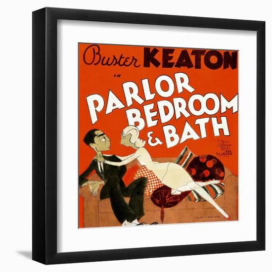 Parlor, Bedroom and Bath, Buster Keaton, Charlotte Greenwood, 1931-null-Framed Art Print