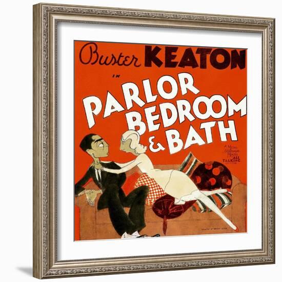 Parlor, Bedroom and Bath, Buster Keaton, Charlotte Greenwood, 1931-null-Framed Art Print