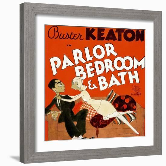 Parlor, Bedroom and Bath, Buster Keaton, Charlotte Greenwood, 1931-null-Framed Art Print