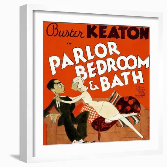 Parlor, Bedroom and Bath, Buster Keaton, Charlotte Greenwood, 1931-null-Framed Art Print