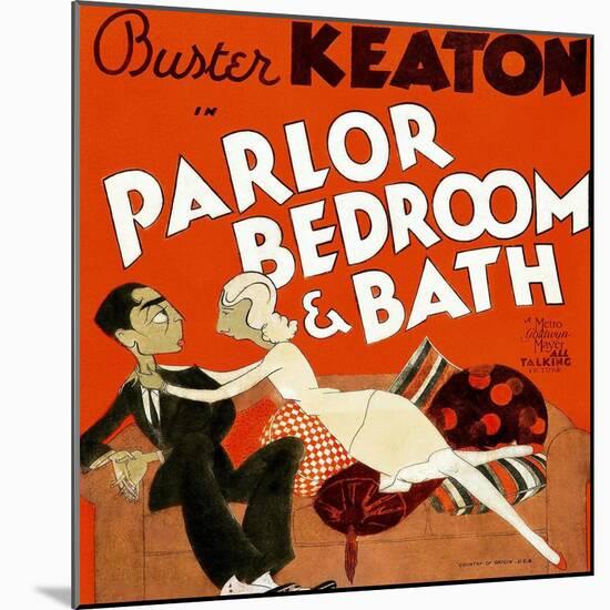 Parlor, Bedroom and Bath, Buster Keaton, Charlotte Greenwood, 1931-null-Mounted Art Print