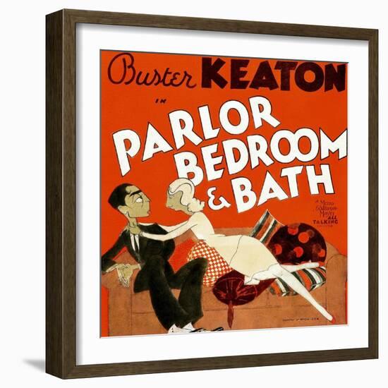 Parlor, Bedroom and Bath, Buster Keaton, Charlotte Greenwood, 1931-null-Framed Premium Giclee Print