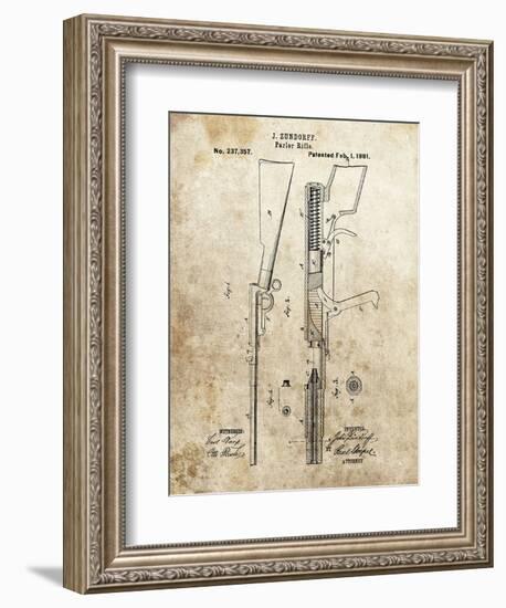 Parlor Rifle, 1881-Dan Sproul-Framed Art Print