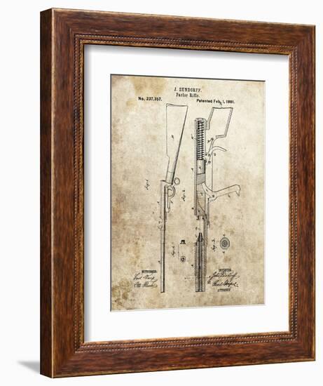 Parlor Rifle, 1881-Dan Sproul-Framed Art Print