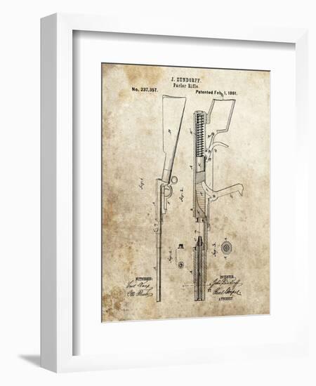Parlor Rifle, 1881-Dan Sproul-Framed Art Print