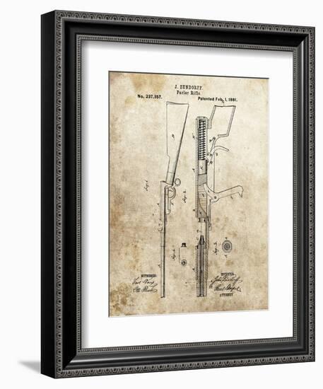 Parlor Rifle, 1881-Dan Sproul-Framed Art Print