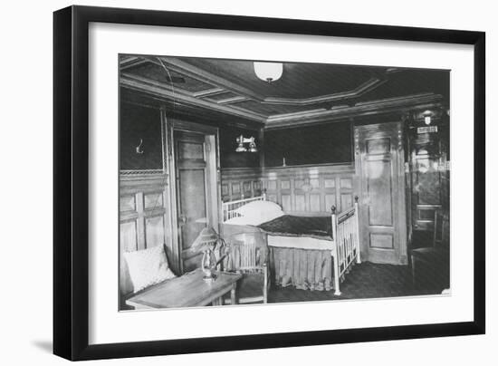 Parlour Suite of Titanic Ship-Science Source-Framed Giclee Print