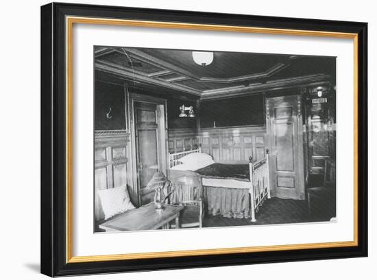 Parlour Suite of Titanic Ship-Science Source-Framed Giclee Print