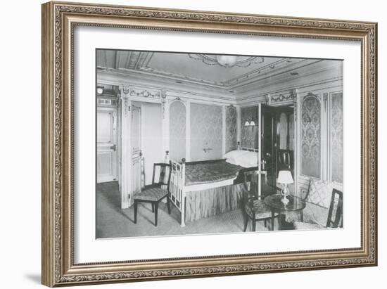 Parlour Suite of Titanic Ship-Science Source-Framed Giclee Print