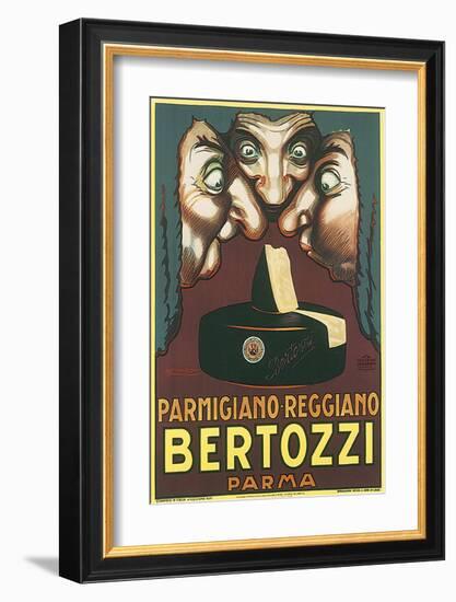 Parmigiano Reggiano Bertozzi-Achille Luciano Mauzan-Framed Art Print