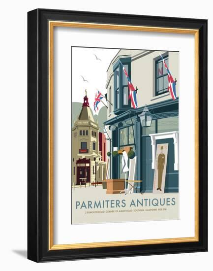 Parmiters Antiques - Dave Thompson Contemporary Travel Print-Dave Thompson-Framed Art Print