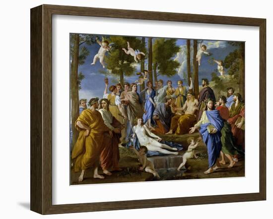 Parnassus, 1630-1631-Nicolas Poussin-Framed Giclee Print