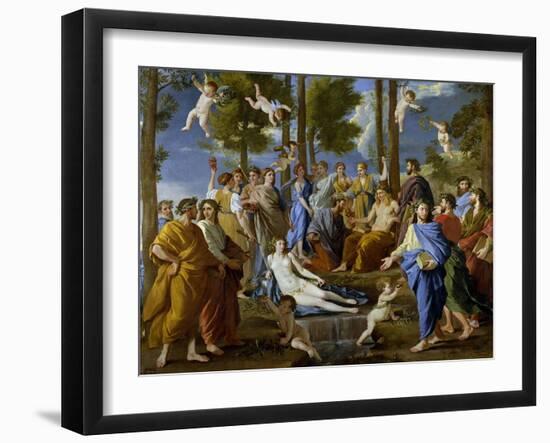 Parnassus, 1630-1631-Nicolas Poussin-Framed Giclee Print