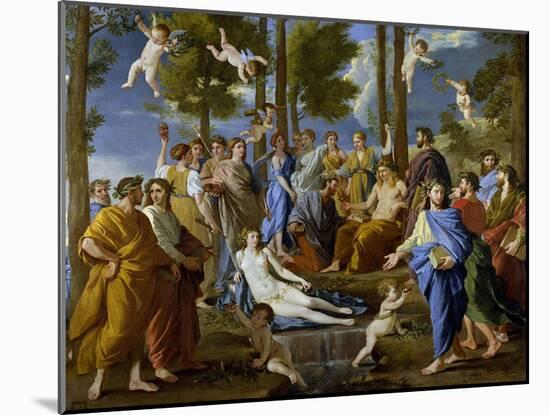 Parnassus, 1630-1631-Nicolas Poussin-Mounted Giclee Print