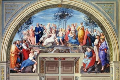 Stanza Della Segnatura By Raphael Poster 1511 Many Sizes; Parnassus 
