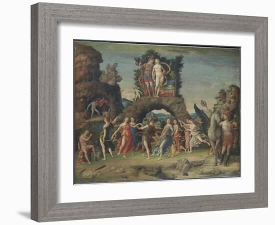 Parnassus (Mars and Venu), C. 1497-Andrea Mantegna-Framed Giclee Print