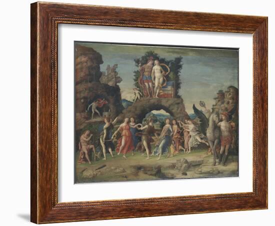 Parnassus (Mars and Venu), C. 1497-Andrea Mantegna-Framed Giclee Print