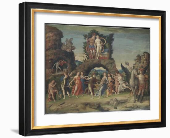 Parnassus (Mars and Venu), C. 1497-Andrea Mantegna-Framed Giclee Print