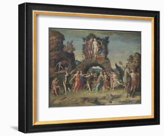 Parnassus (Mars and Venu), C. 1497-Andrea Mantegna-Framed Premium Giclee Print