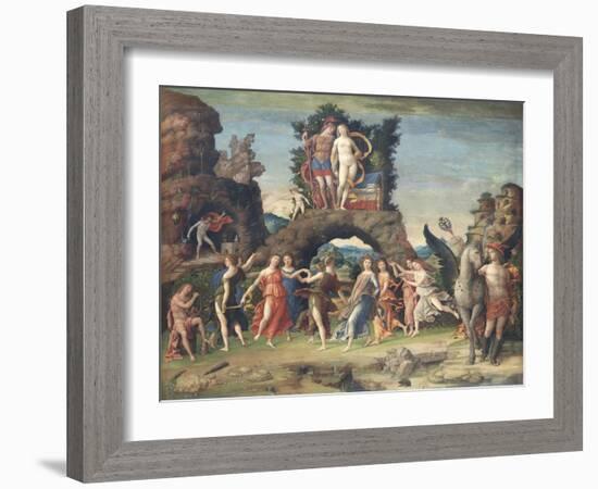 Parnassus (Mars and Venus)-Andrea Mantegna-Framed Giclee Print