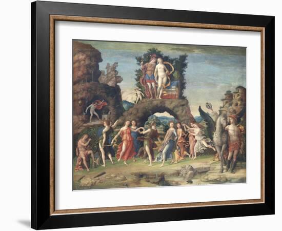 Parnassus (Mars and Venus)-Andrea Mantegna-Framed Giclee Print