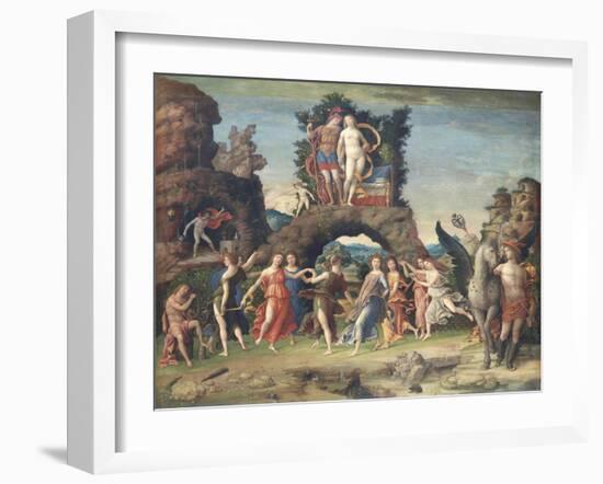 Parnassus (Mars and Venus)-Andrea Mantegna-Framed Giclee Print