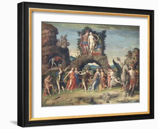 Parnassus (Mars and Venus)-Andrea Mantegna-Framed Giclee Print