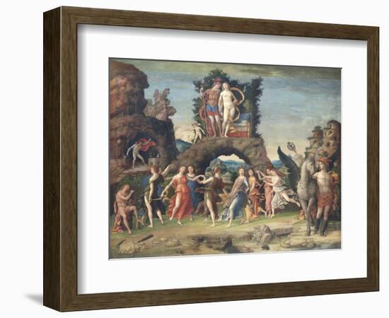 Parnassus (Mars and Venus)-Andrea Mantegna-Framed Giclee Print