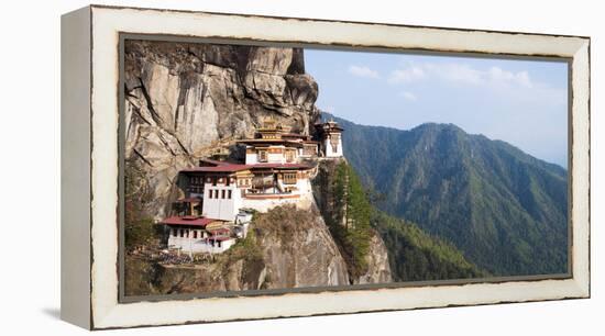 Paro Taktsang (Tigers Nest Monastery), Paro District, Bhutan, Himalayas, Asia-Jordan Banks-Framed Premier Image Canvas